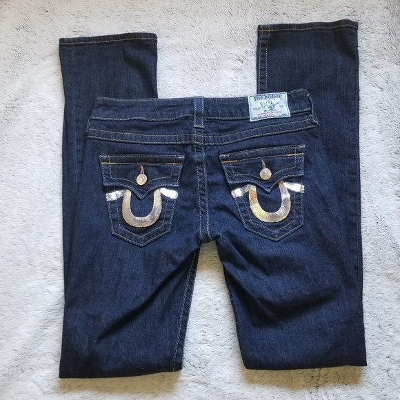 True Religion Jeans size 28 straight leg - Picture 2 of 6